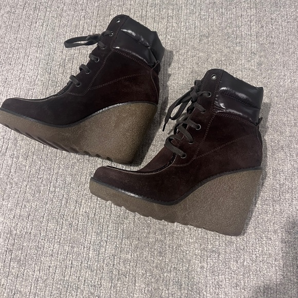 MONCLER wedge booties - Picture 2 of 6